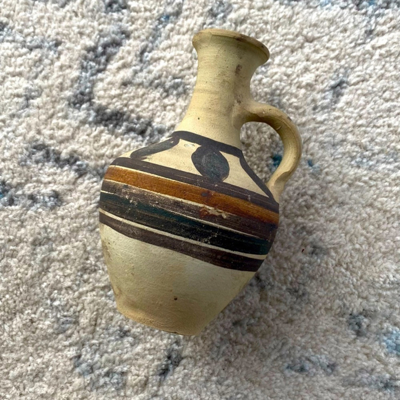 VINTAGE earthenware clay vessel small - Picture 2 of 5